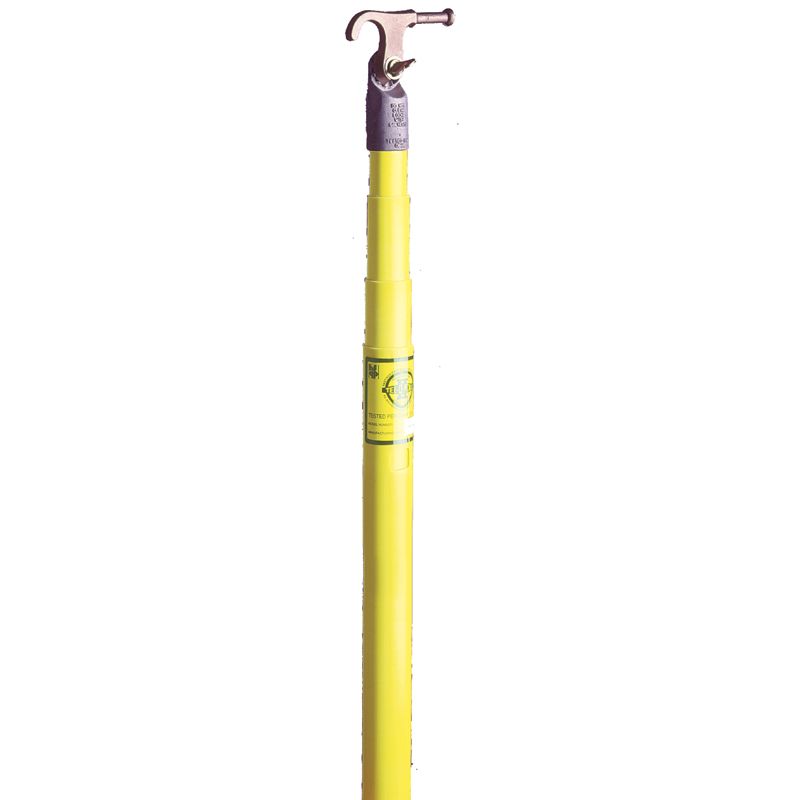 Hastings HV-312 Telescopic Bucket Hot Stick (37" Retracted to 12' Extended)