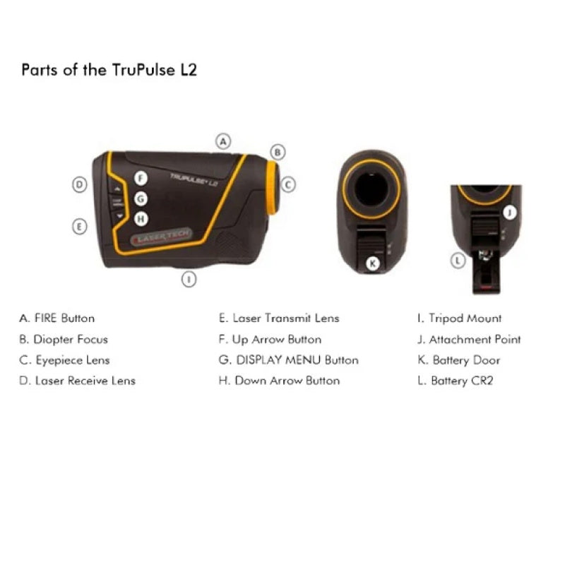 Laser Tech TruPulse L2 Laser Rangefinder